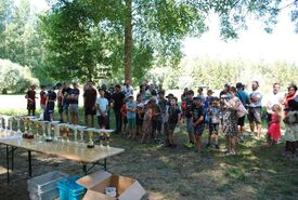 Remise de trophée
